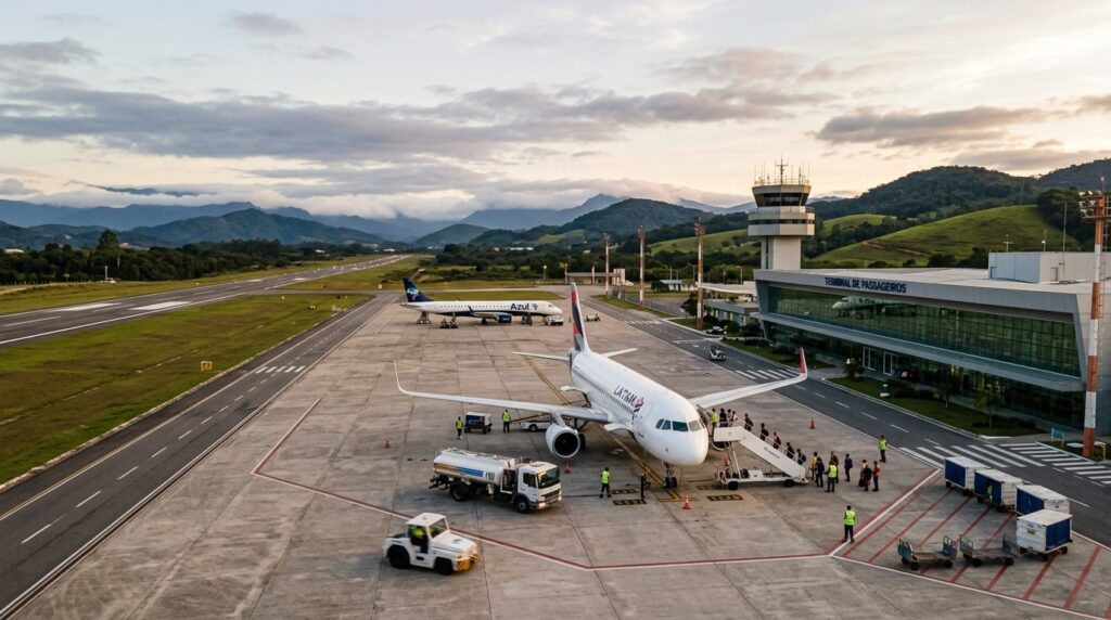 AEROPORTOS DE NAVEGANTES E JOINVILLE MUDAM DE CONTROLADOR; CHAPECÓ SEGUE COM A VOE XAP